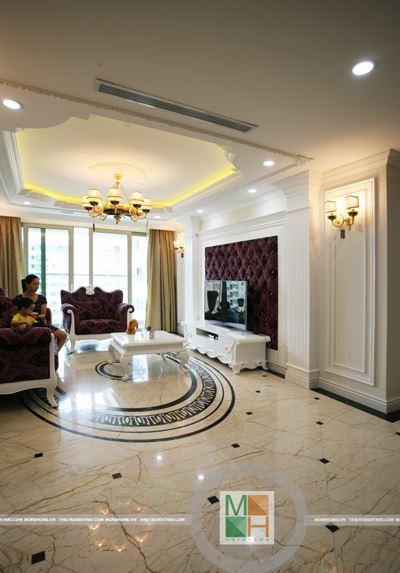 Thi công nội thất căn hộ cao cấp Mandarin Garden Hòa Phát - Mr Hùng