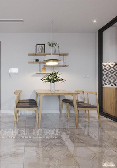 Thiết kế nội thất chung cư D'capitale phong cách hiện đại trẻ trung