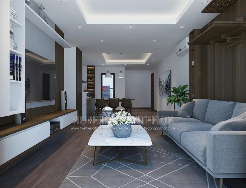 Thiết kế nội thất phòng khách chung cư Thiết kế nội thất phòng khách chung cư