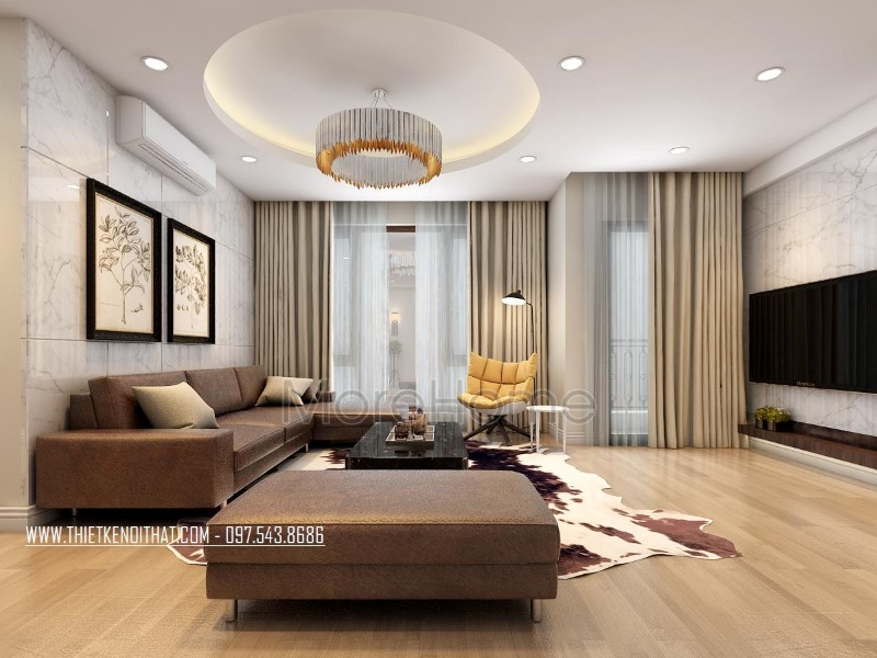 Thiết kế nội thất phòng khách chung cư Thiết kế nội thất phòng khách chung cư